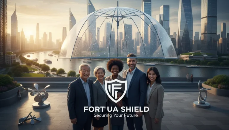 Diverse individuals protected by an umbrella, symbolizing comprehensive personal insurance coverage in 2026.