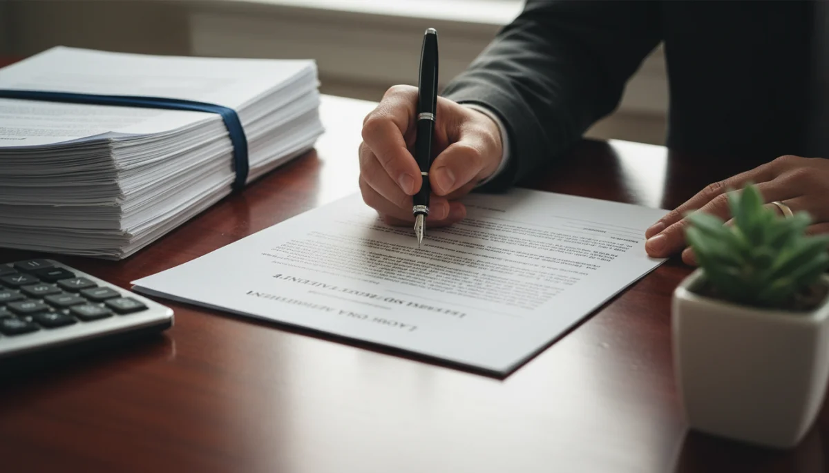 Hand signing legal documents for estate planning, highlighting new legal frameworks.