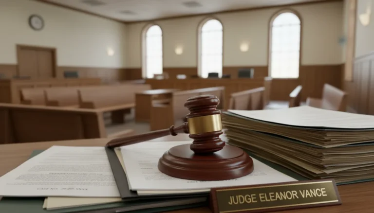 Gavel on legal documents, symbolizing small claims court justice