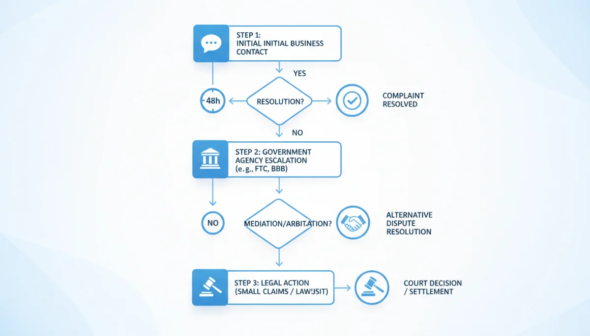 Flowchart of effective consumer complaint process