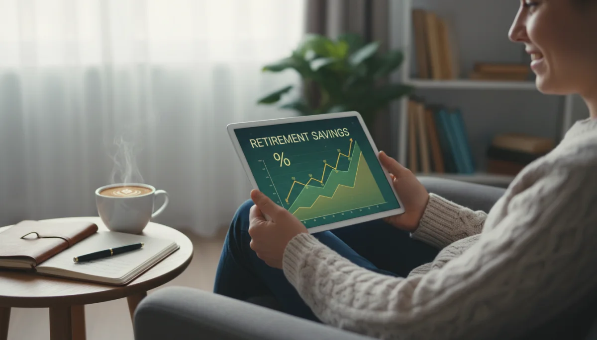 Retirement savings growth and financial planning